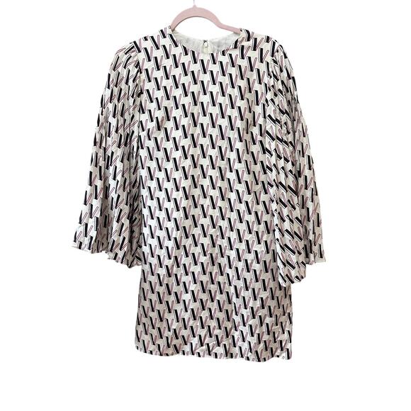 Valentino V‎ Logo Mini Dress Size 42 US 6 Designer Rare - Picture 5 of 16